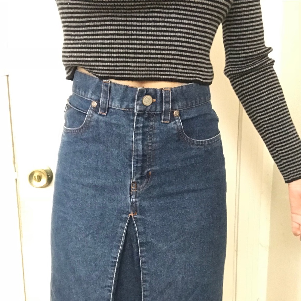 Highwaisted Jean skirt